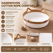 Handwoven cotton rope comfort