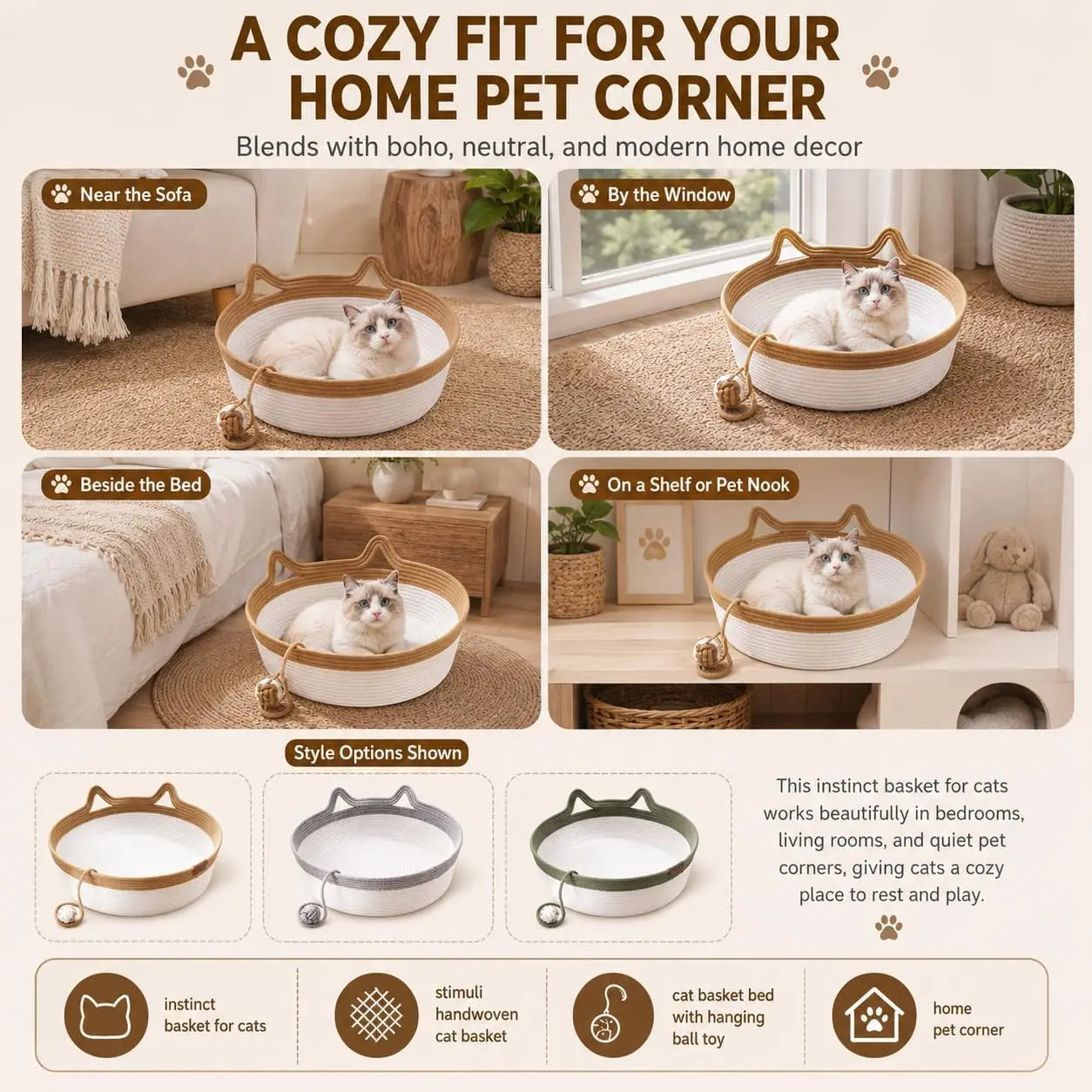 A cozy fit for your home pet corner