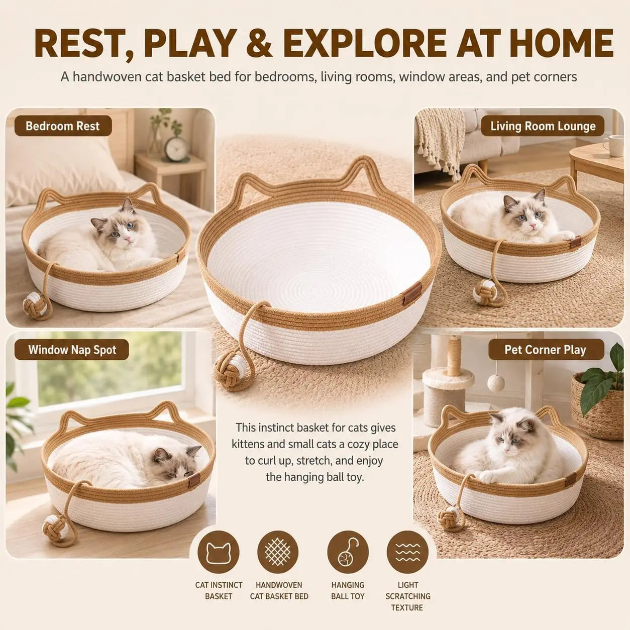 Rest, play and explore at home